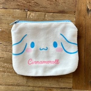 Cinnamoroll Sanrio Japan Small Mini Soft Felt Plush Coin Purse Pouch | Cute Bags